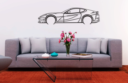 812 Superfast Metal Silhouette Wall Art