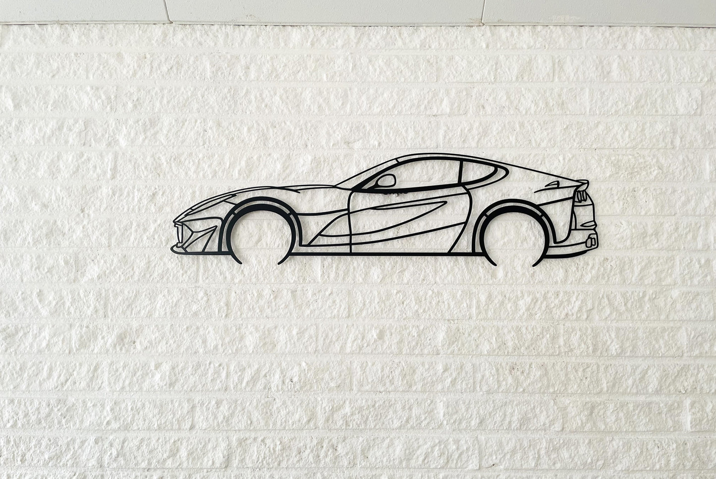 812 Superfast Metal Silhouette Wall Art