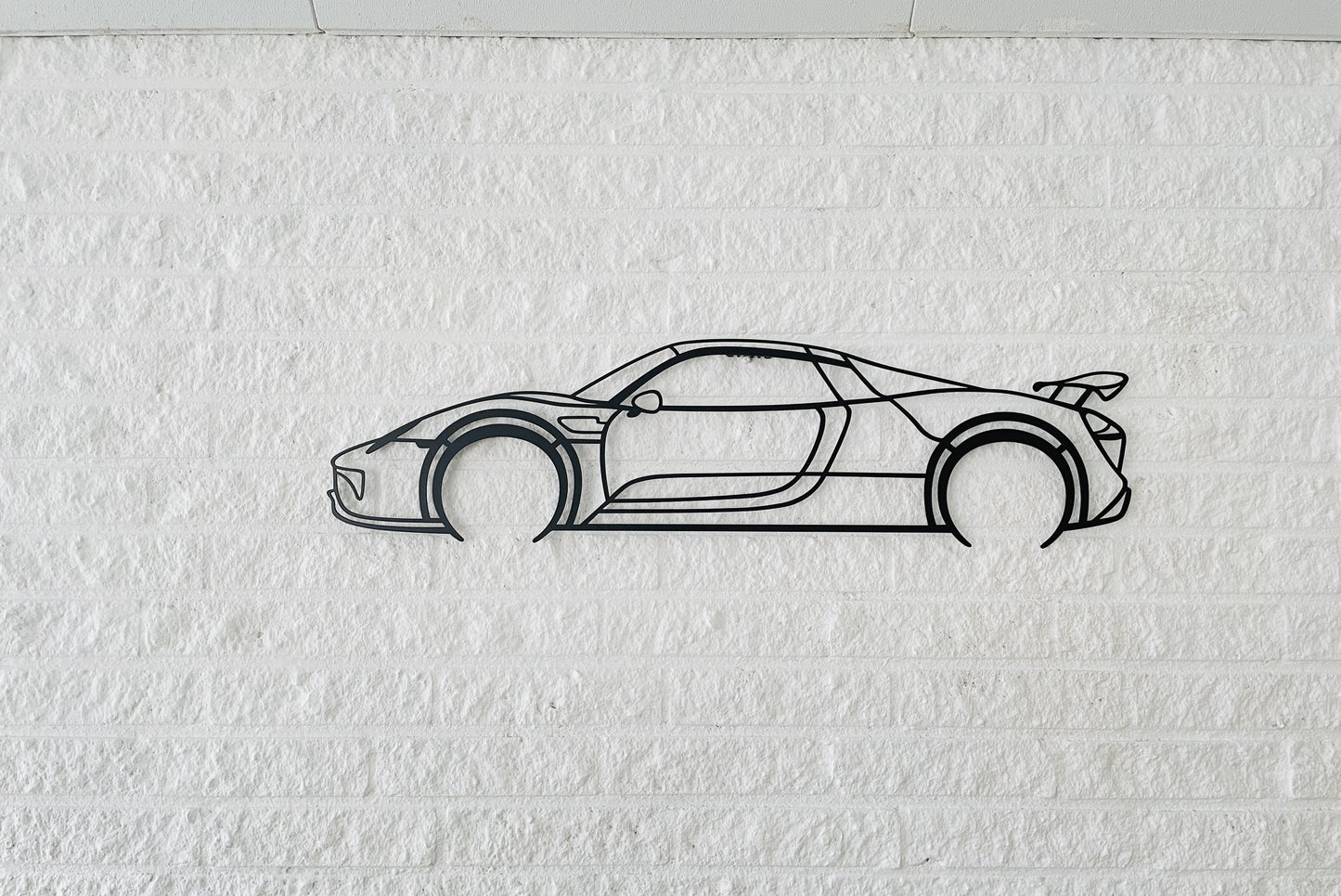 918 Spyder Metal Silhouette Wall Art