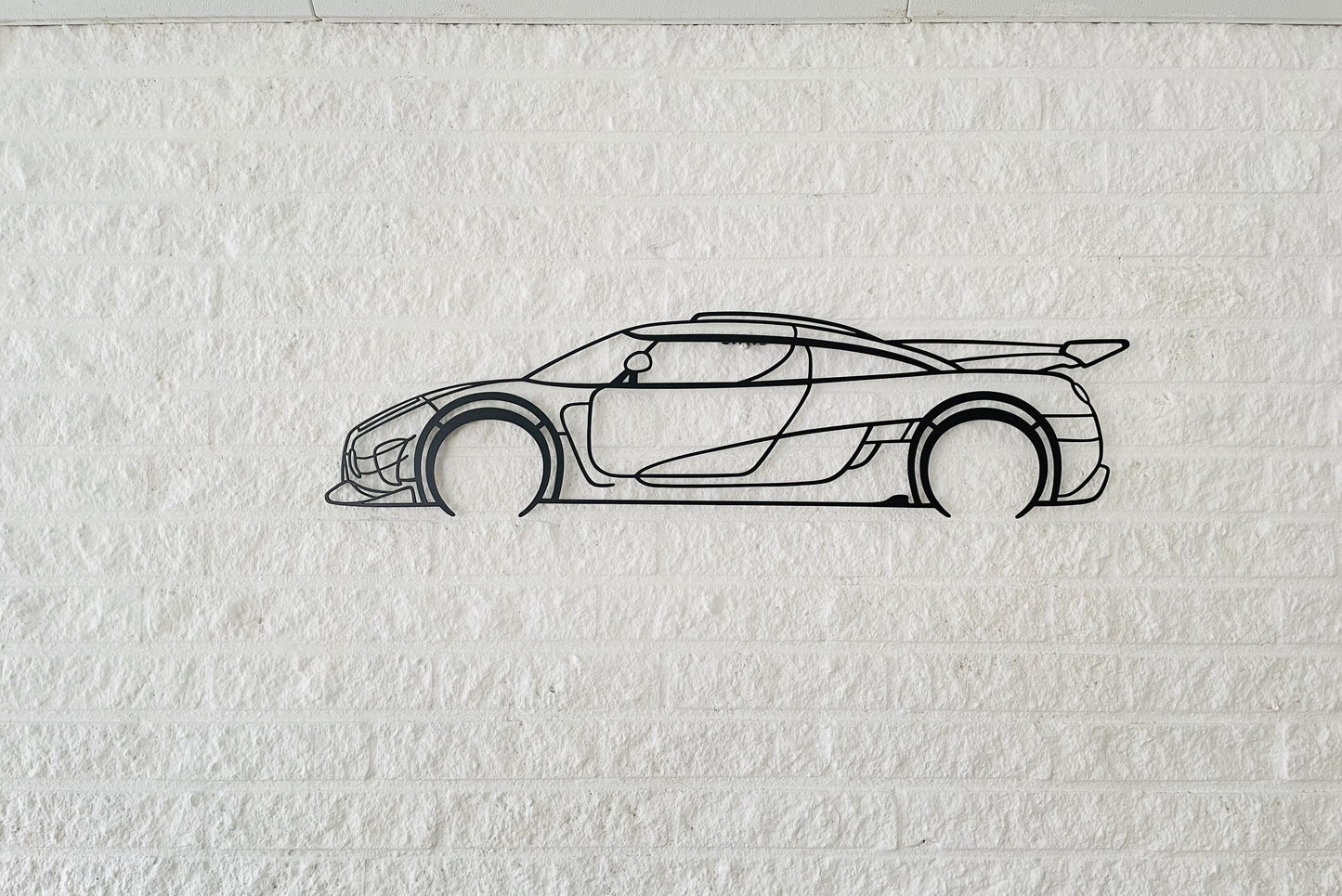 Agera RS Metal Silhouette Wall Art