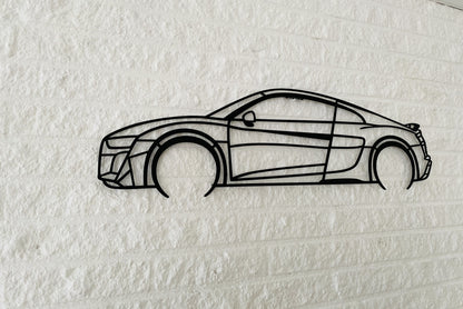 R8 Metal Silhouette Wall Art