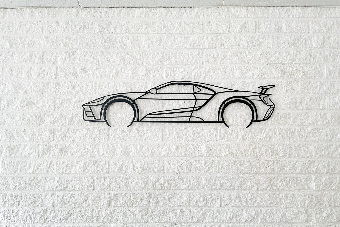 Shelby GT Silhouette Metal Wall Art