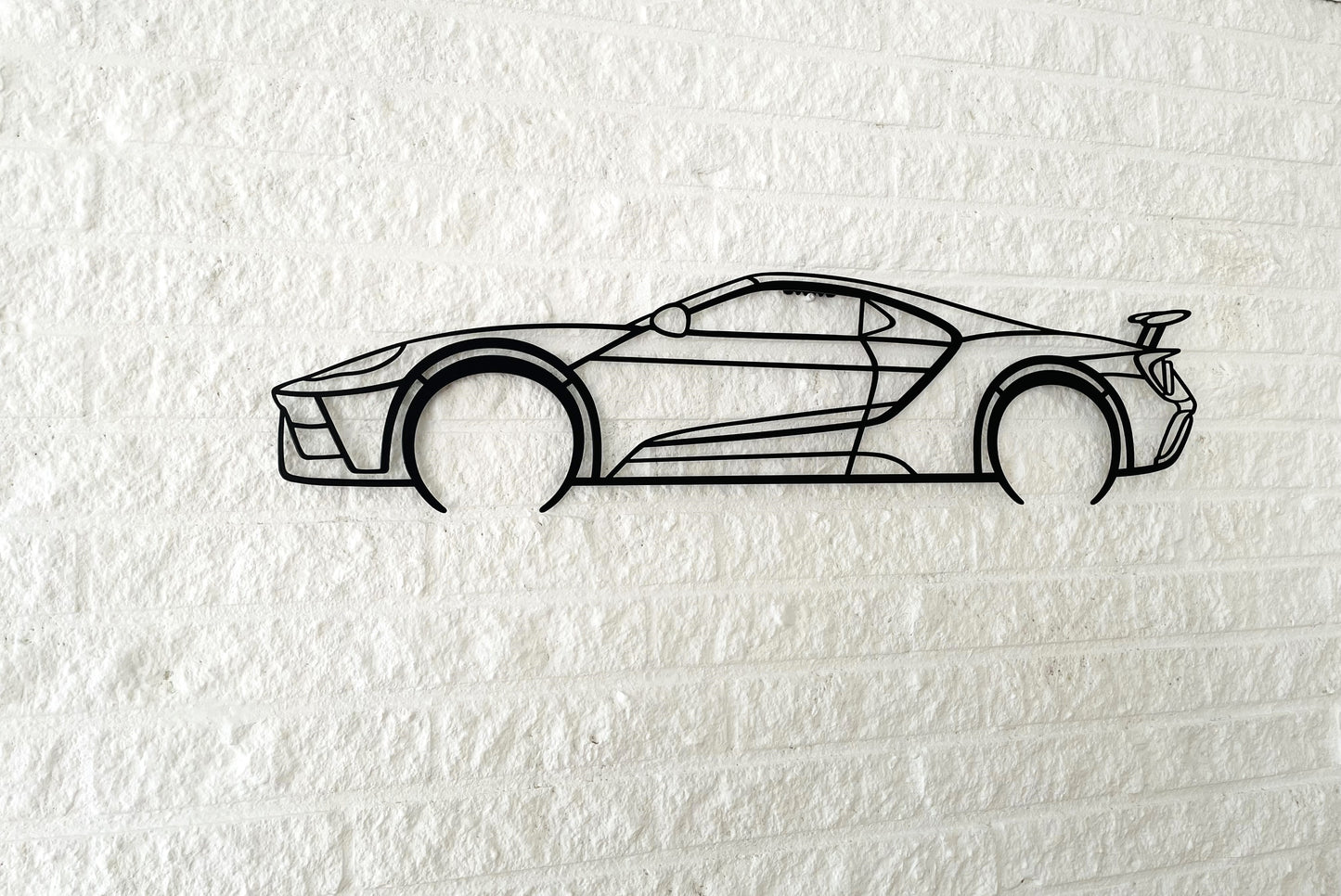 Shelby GT Silhouette Metal Wall Art