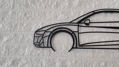 R8 Metal Silhouette Wall Art