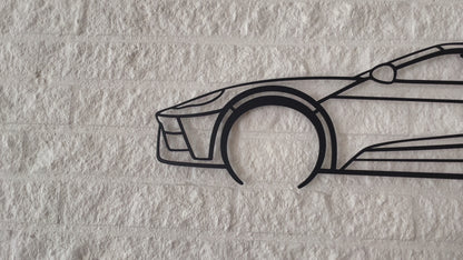 Shelby GT Silhouette Metal Wall Art