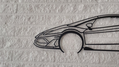 Aventador SVJ Metal Silhouette Wall Art